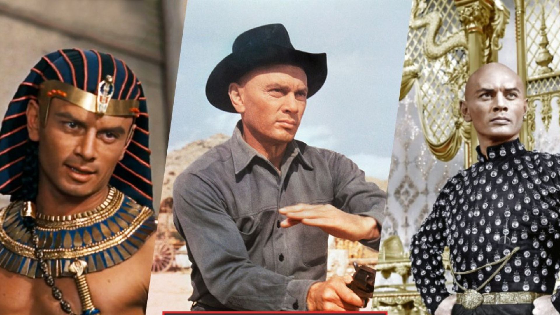 Yul Brynner Character From Different Movies