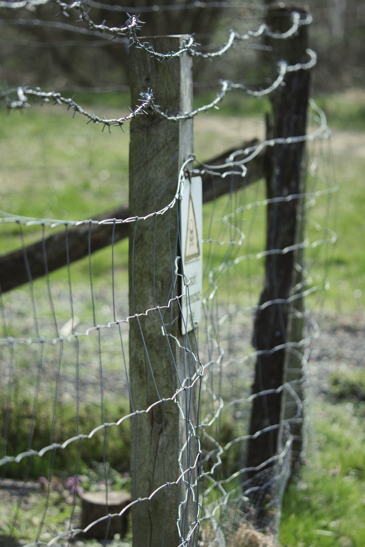 Fence with Barbed Wire