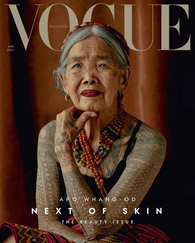 Apo Whang-Od is considered the country's oldest mambabatok featured on a Vogue Magazine