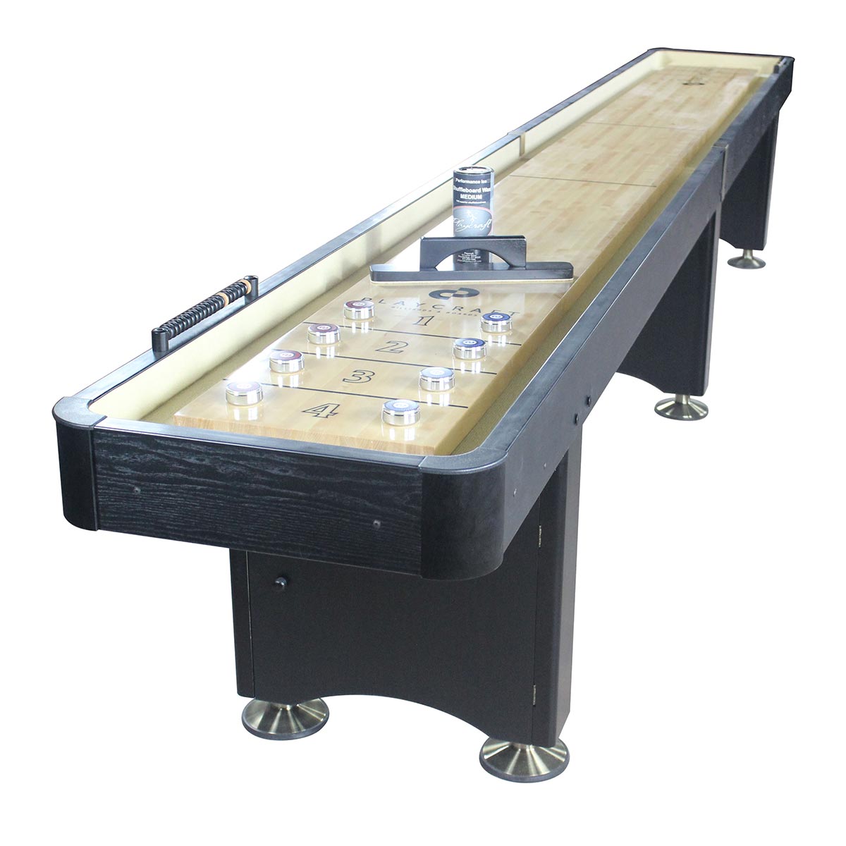 Woodbridge Black 16 Ft Shuffleboard table