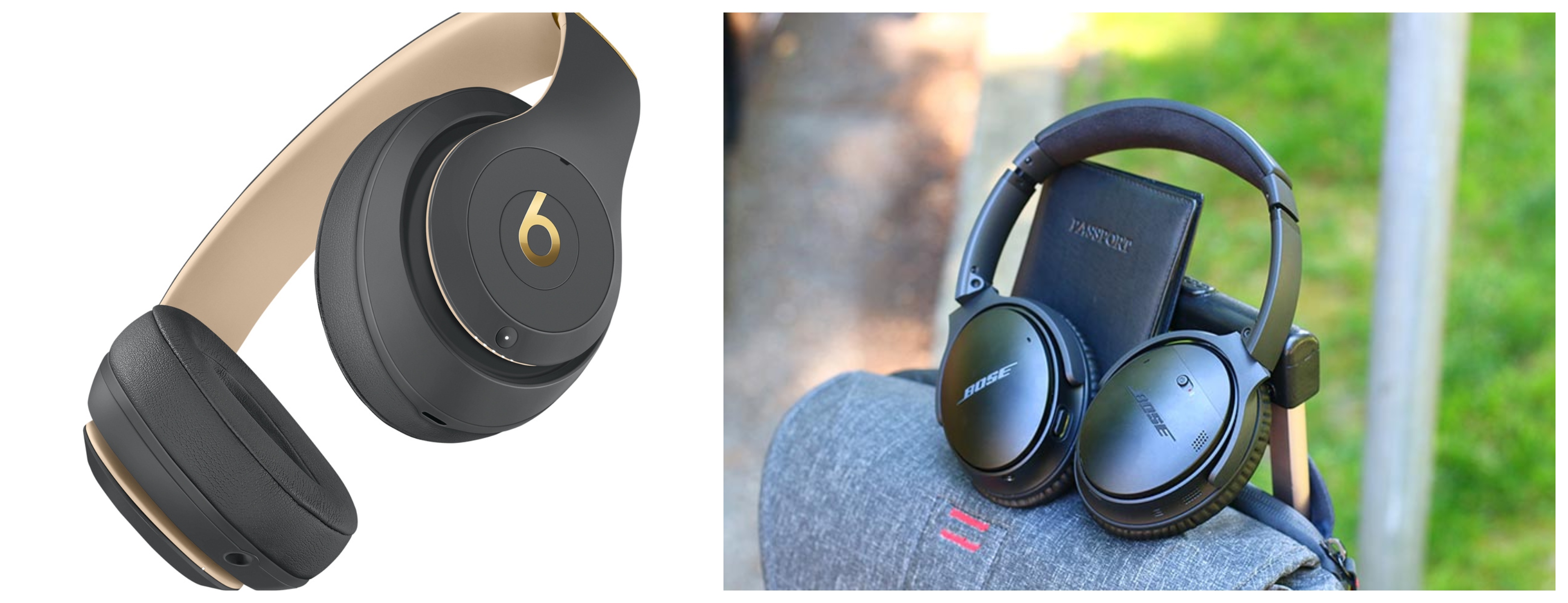 Beats Studio 3 Wireless and Bose QuietComfort 35 II headphones