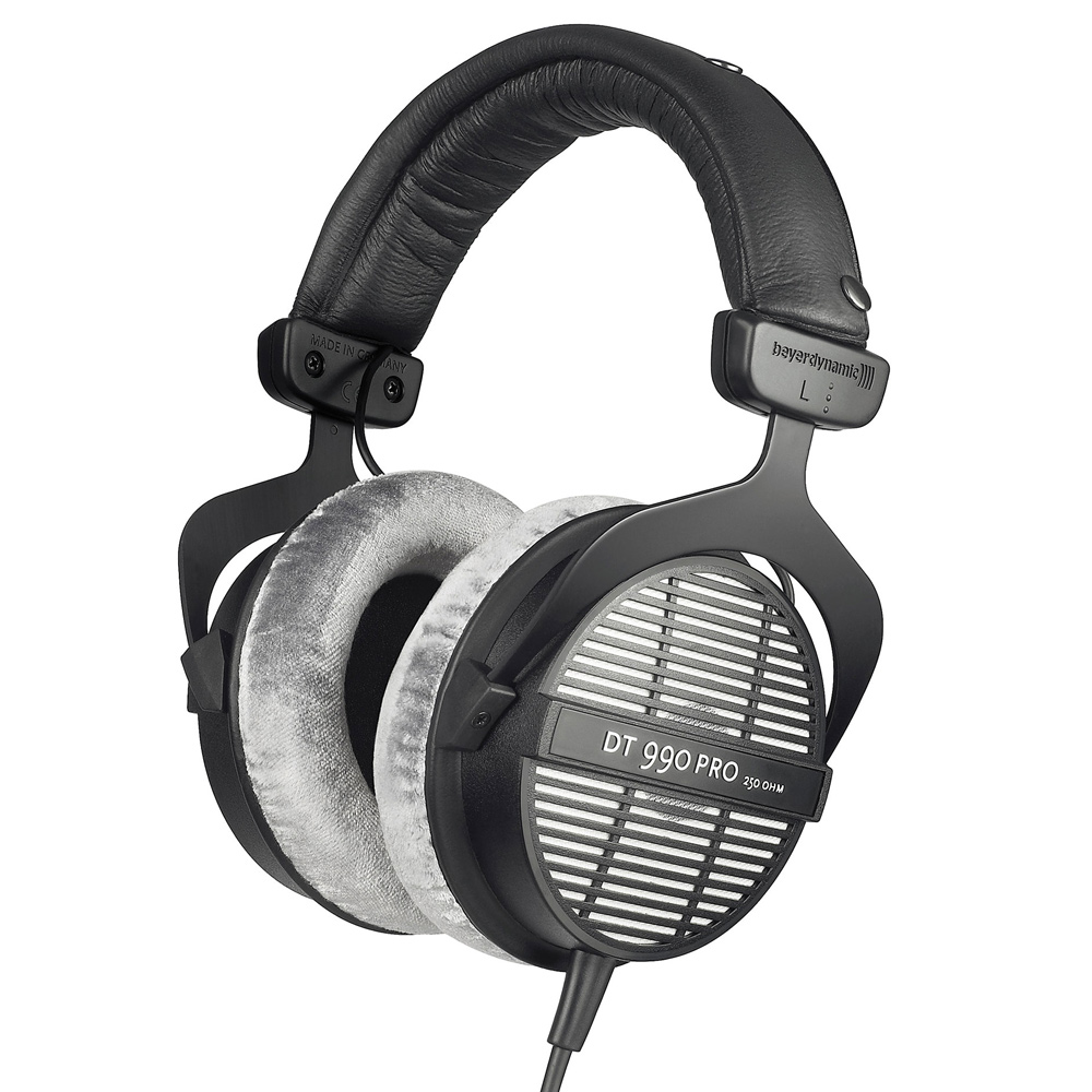 Grey and black Beyerdynamic DT 990 Pro headphones