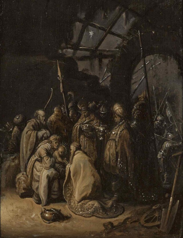 Full size The Adoration of the Kings by Rembrandt – Sotheby’s